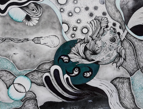 Project Exploring Ink Drawing Techniques: My Semi-Surrealist Journey