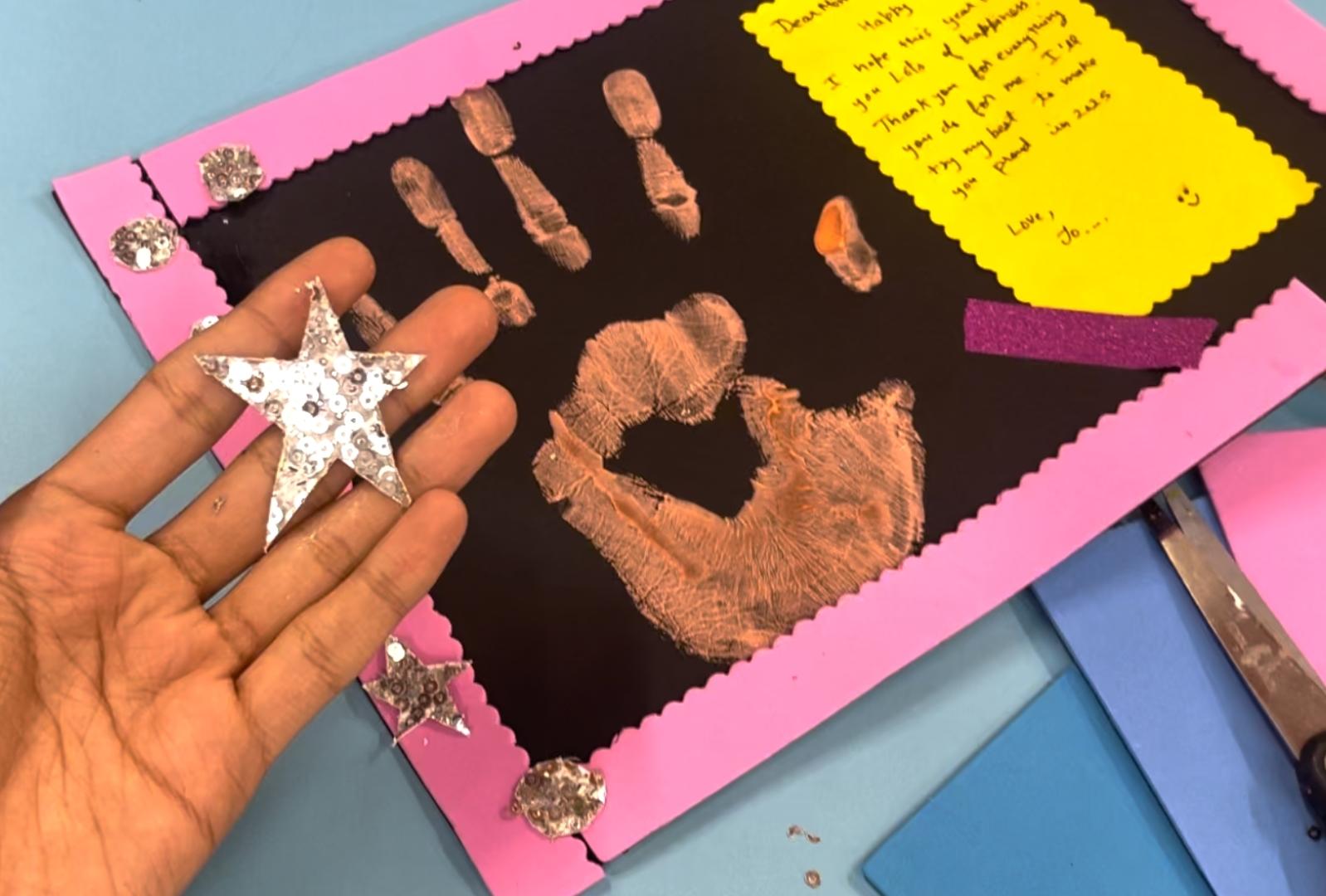 DIY Fun Craft for Kids: Handprint Memory Frame