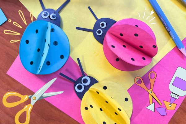 Create Adorable Ladybug Paper Crafts for Kids A Fun and Easy Art Activity1