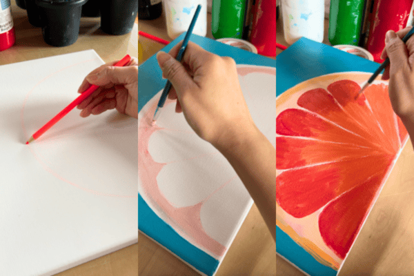 Citrus Splash A Vibrant Acrylic Painting Experience 02