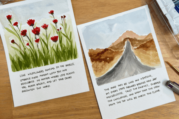 The Beauty of Watercolor and Words: Exploring Art and Quotes for Inspiration