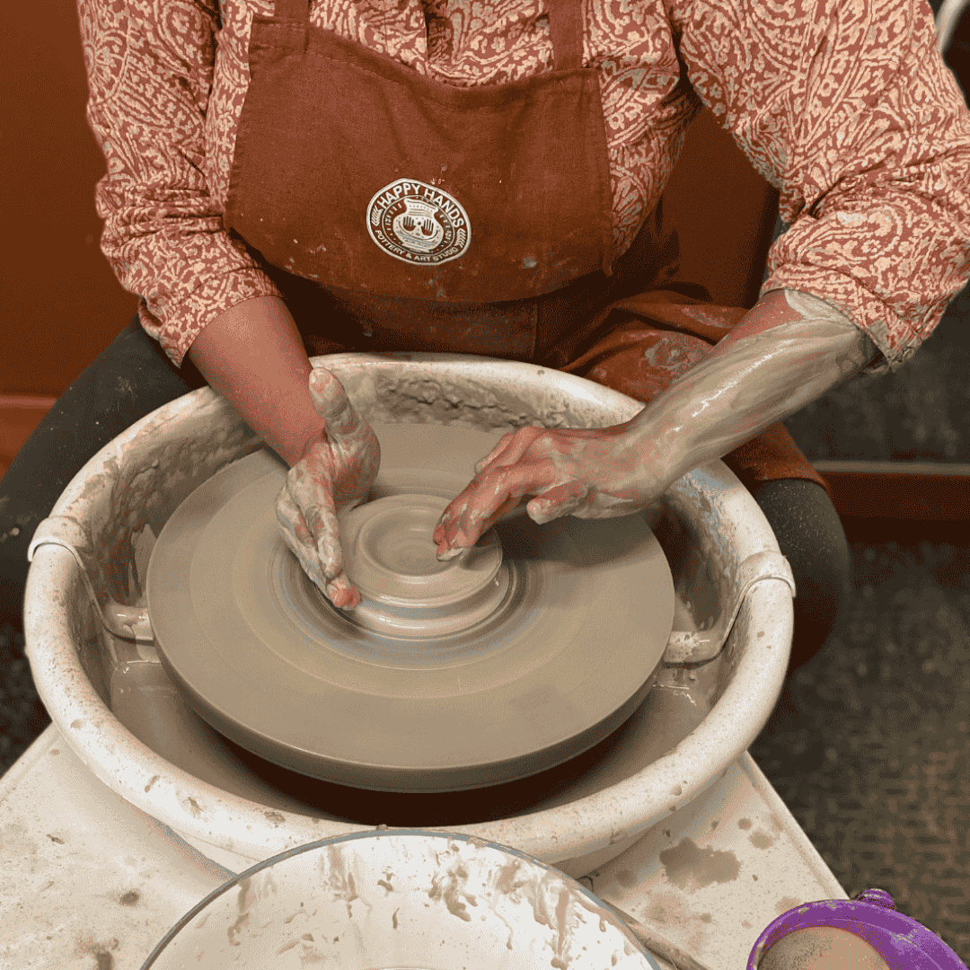 The Clay Circle: First-Time Throwing Experience July 18th