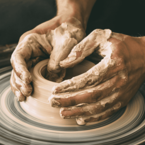 Introduction to Wheel Throw Pottery Course TEEN PM Wed