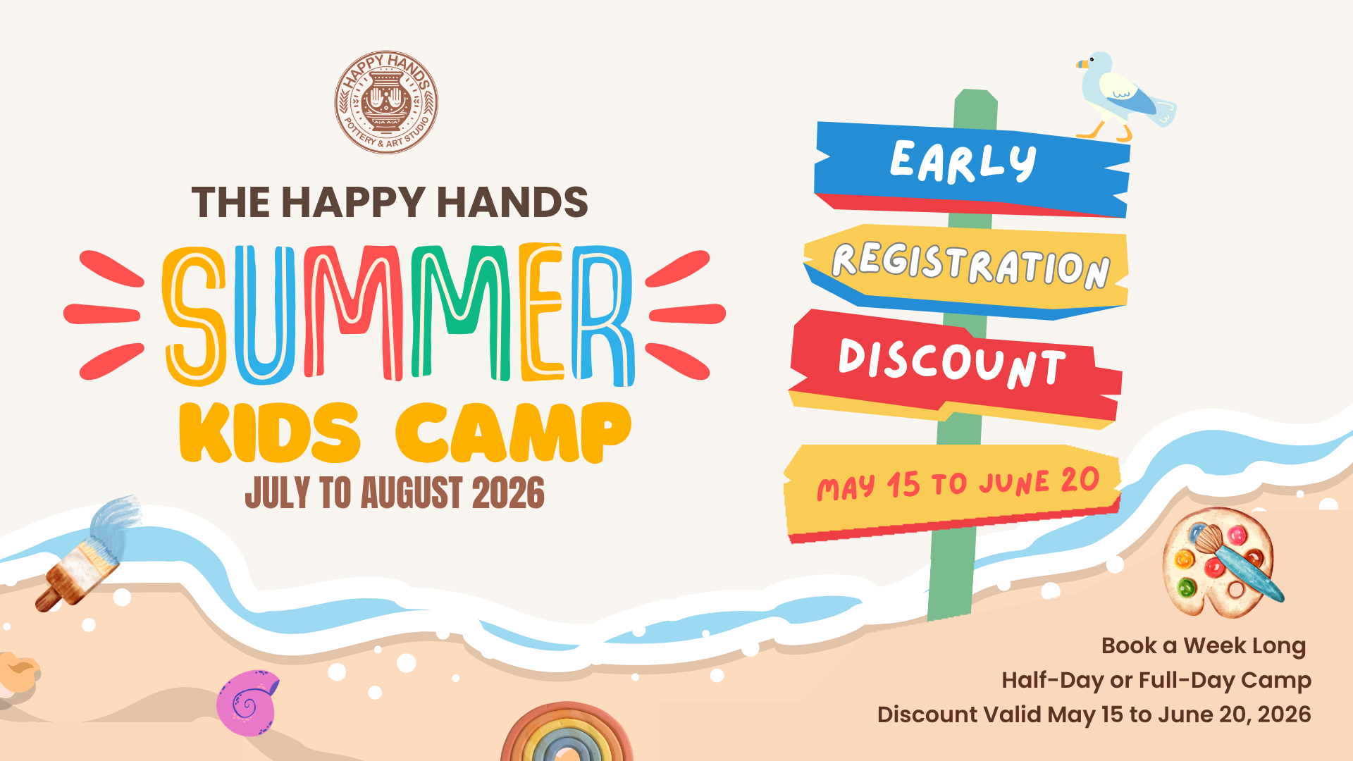 summer-camp-2026_Early-Registration-Discount-happy-hands-studio-brampton