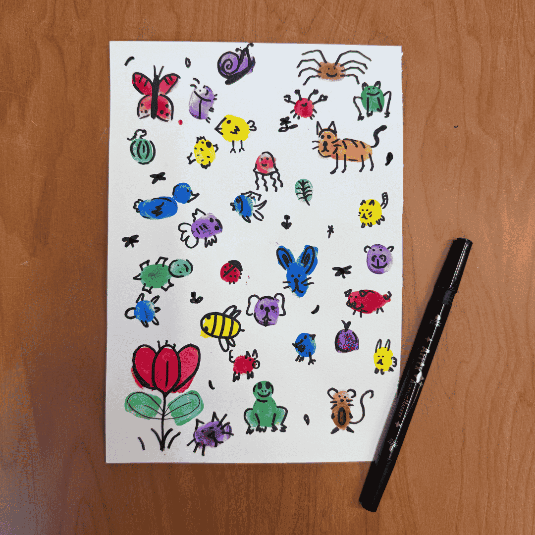 Parent and Child: Thumb Prints and Faces Workshop June 24th
